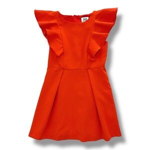 Milly Minis | Jewel Neck Ruffle Dress (10) 🍒